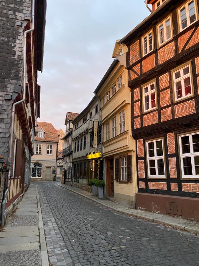 Ferienwohnung Helene Im Einzeldenkmal - Lange Gasse 29 Quedlinburg Exterior foto
