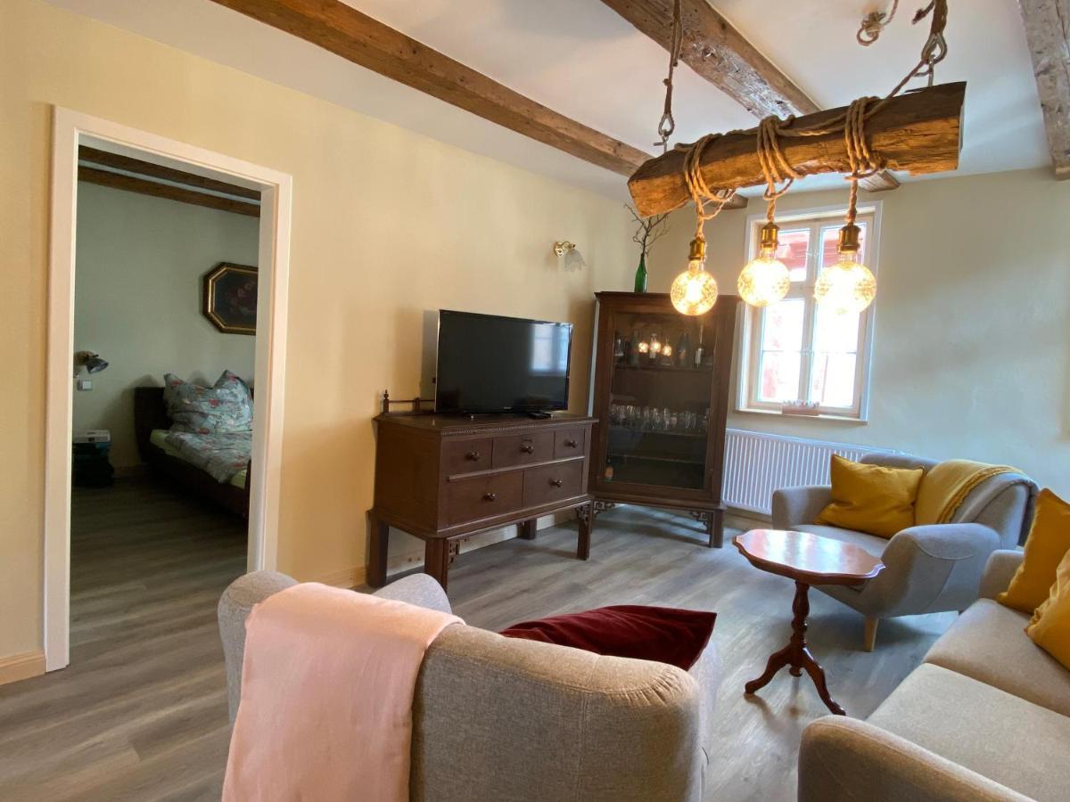 Ferienwohnung Helene Im Einzeldenkmal - Lange Gasse 29 Quedlinburg Exterior foto